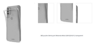 SBS puzdro Skinny pre Motorola Moto G30/G20/G10, transparent 1