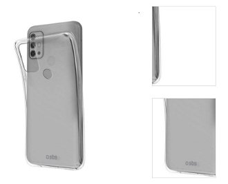 SBS puzdro Skinny pre Motorola Moto G30/G20/G10, transparent 3