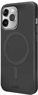 Zadný kryt SBS Smooth Mag s MagSafe pre iPhone 14 Pro Max, čierna