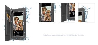 Univerzálne puzdro SBS Splash-resistant pre smartfóny do 6,8'', čierna - OPENBOX (Rozbalený tovar s plnou zárukou) 1