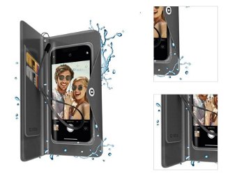 Univerzálne puzdro SBS Splash-resistant pre smartfóny do 6,8'', čierna - OPENBOX (Rozbalený tovar s plnou zárukou) 3