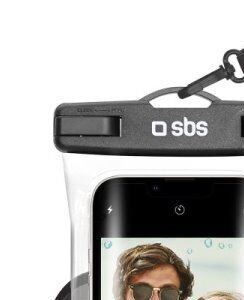 Univerzálne vodotestné puzdro SBS Selfie pre smartfóny do 6,8'', čierna 6