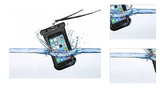 Univerzálne puzdro SBS Waterproof pre smartfóny do 5,5", čierna 3