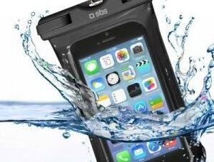 Univerzálne puzdro SBS Waterproof pre smartfóny do 5,5", čierna 5