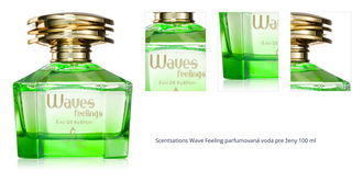 Scentsations Waves Feelings parfumovaná voda pre ženy 100 ml 1