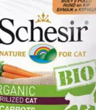 Schesir kapsička pre mačky Sterilized Bio hovädzie, kura a mrkva 85 g 5