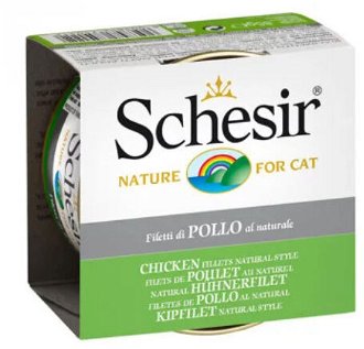 Schesir konzerva pre mačky natural kura 85 g