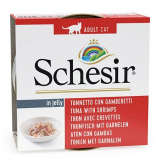 Schesir konzerva pre mačky tuniak a krevety 85 g