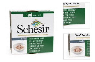 Schesir konzerva pre mačky tuniak a kura 85 g 3