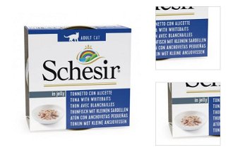 Schesir konzerva pre mačky tuniak a malé sardinky 85 g 3