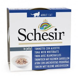 Schesir konzerva pre mačky tuniak a malé sardinky 85 g 2