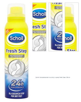 Scholl Antiperspirant na nohy v spreji Fresh Step 150 ml 1