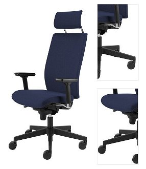 Sconto Kancelárska stolička CONNOR modrá 3