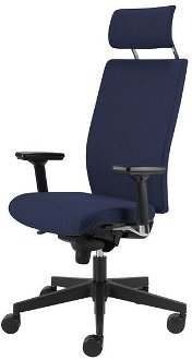 Sconto Kancelárska stolička CONNOR modrá