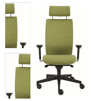 Sconto Kancelárska stolička CONNOR zelená 4