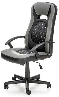 Sconto Kancelárska stolička COSTONU sivá/čierna