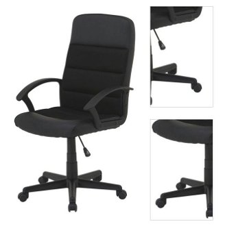 Sconto Kancelárska stolička CROSS čierna 3