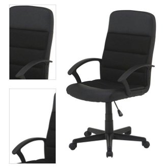 Sconto Kancelárska stolička CROSS čierna 4