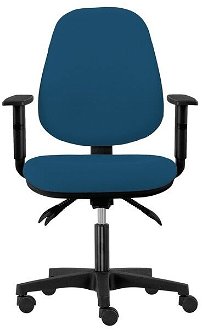 Sconto Kancelárska stolička DELILAH modrosivá 2