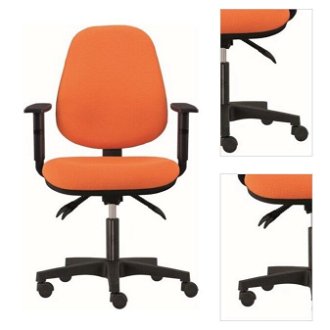 Sconto Kancelárska stolička DELILAH oranžová 3