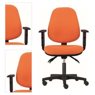 Sconto Kancelárska stolička DELILAH oranžová 4
