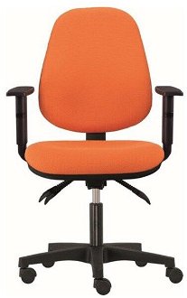 Sconto Kancelárska stolička DELILAH oranžová 2