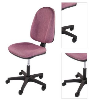 Sconto Kancelárska stolička DONA 1 fialová 3