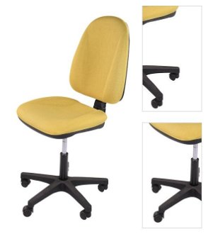 Sconto Kancelárska stolička DONA 1 žltá 3
