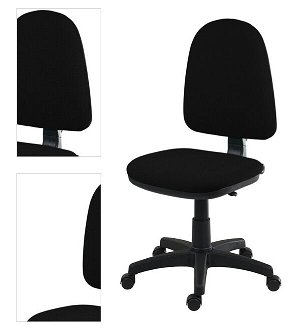 Sconto Kancelárska stolička ELKE čierna 4