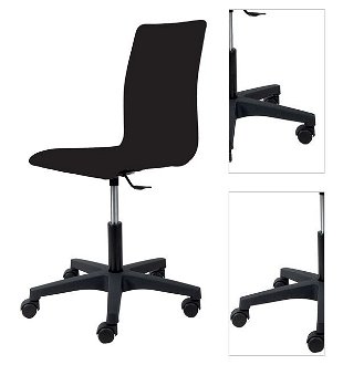 Sconto Kancelárska stolička FLEUR čierna 3