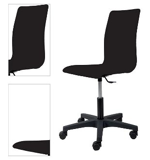 Sconto Kancelárska stolička FLEUR čierna 4