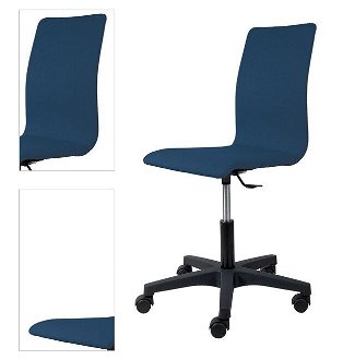 Sconto Kancelárska stolička FLEUR modrá 4