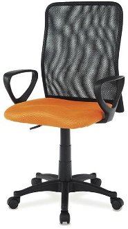 Sconto Kancelárska stolička FRESH oranžová/čierna 2