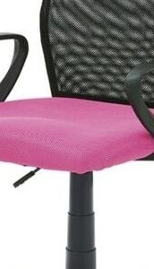 Sconto Kancelárska stolička FRESH ružová/čierna 5