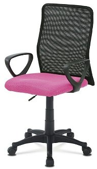 Sconto Kancelárska stolička FRESH ružová/čierna 2
