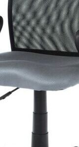 Sconto Kancelárska stolička FRESH sivá/čierna 5