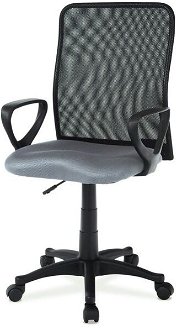 Sconto Kancelárska stolička FRESH sivá/čierna