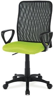 Sconto Kancelárska stolička FRESH zelená/čierna