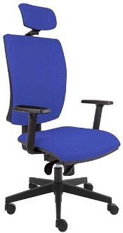 Sconto Kancelárska stolička LAUREN modrá 2