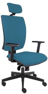 Sconto Kancelárska stolička LAUREN modrosivá 2