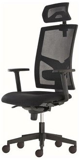 Sconto Kancelárska stolička PAIGE čierna 2