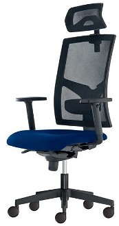 Sconto Kancelárska stolička PAIGE modrá