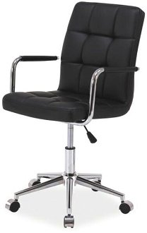 Sconto Kancelárska stolička SIGQ-022 čierna