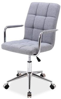 Sconto Kancelárska stolička SIGQ-022 svetlosivá