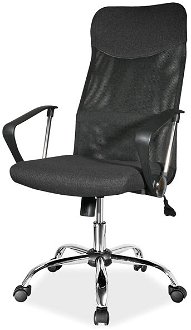 Sconto Kancelárska stolička SIGQ-025 tmavosivá