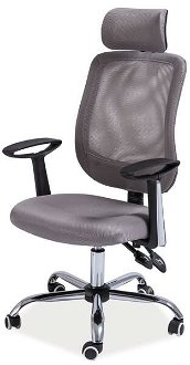 Sconto Kancelárska stolička SIGQ-118 sivá