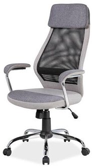 Sconto Kancelárska stolička SIGQ-336 sivá