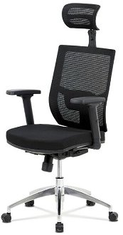 Sconto Kancelárska stolička STUART čierna