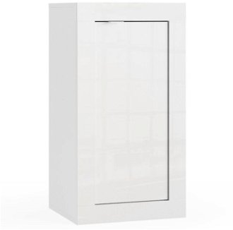 Sconto Kúpeľňová skrinka BASIC 13 biela lesklá