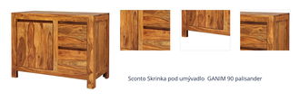 Sconto Skrinka pod umývadlo  GANIM 90 palisander 1